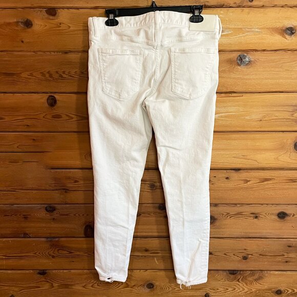 Moussy Vintage distressed White Skinny Jeans Size 30 - Picture 2 of 9